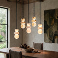 Load image into Gallery viewer, Orba Chain Alabaster Chandelier

