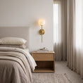 Load image into Gallery viewer, Orbessa Alabaster Globe Wall Sconce
