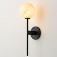 Load image into Gallery viewer, Orbessa Alabaster Globe Wall Sconce
