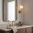 Load image into Gallery viewer, Orbessa Alabaster Globe Wall Sconce
