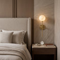 Load image into Gallery viewer, Orbessa Alabaster Globe Wall Sconce
