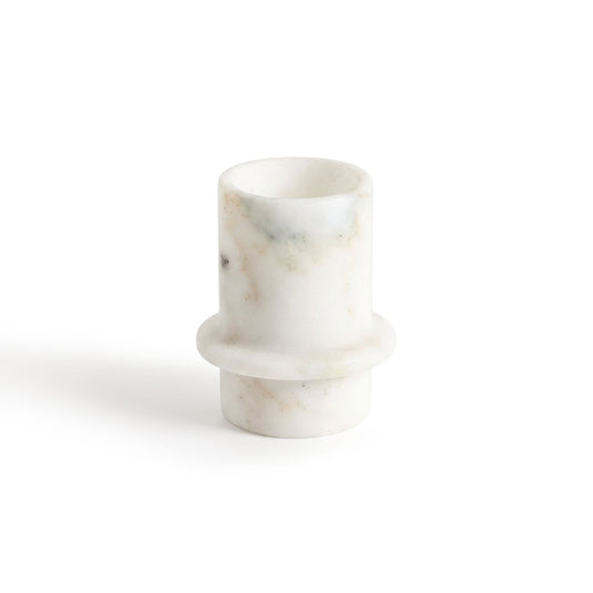 Orbit Pillar Marble Candle Holder