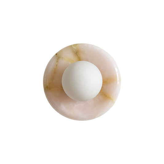 Orli Pink Onyx Wall Sconce