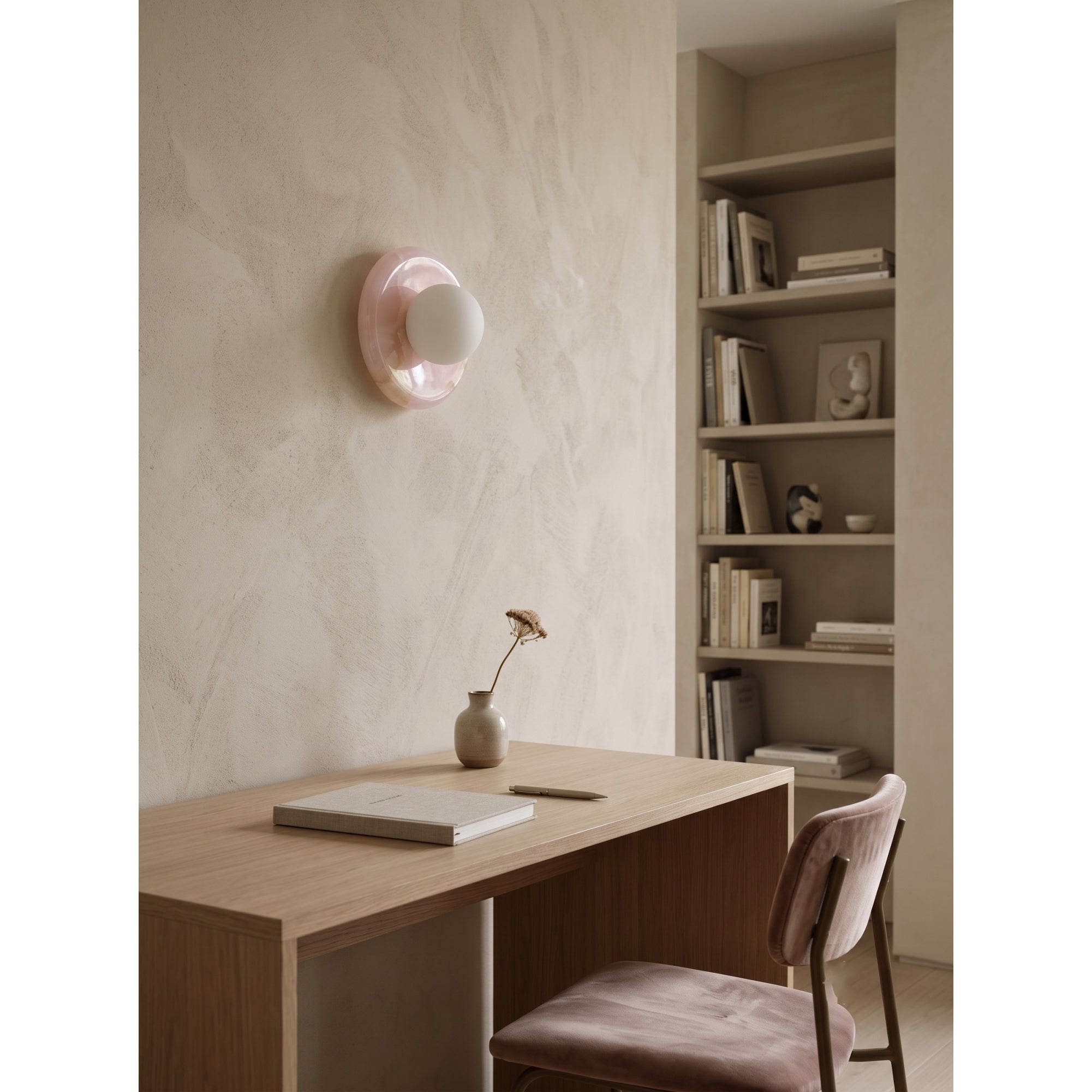 Orli Pink Onyx Wall Sconce