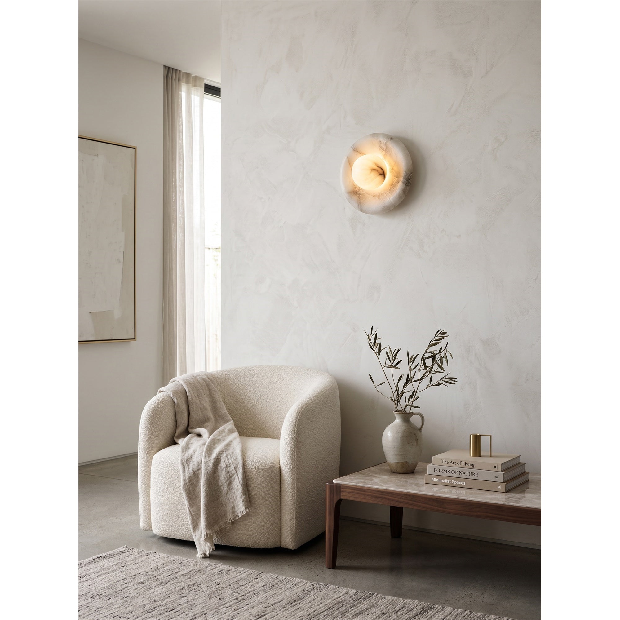 Orli Spain Alabaster Wall Sconce