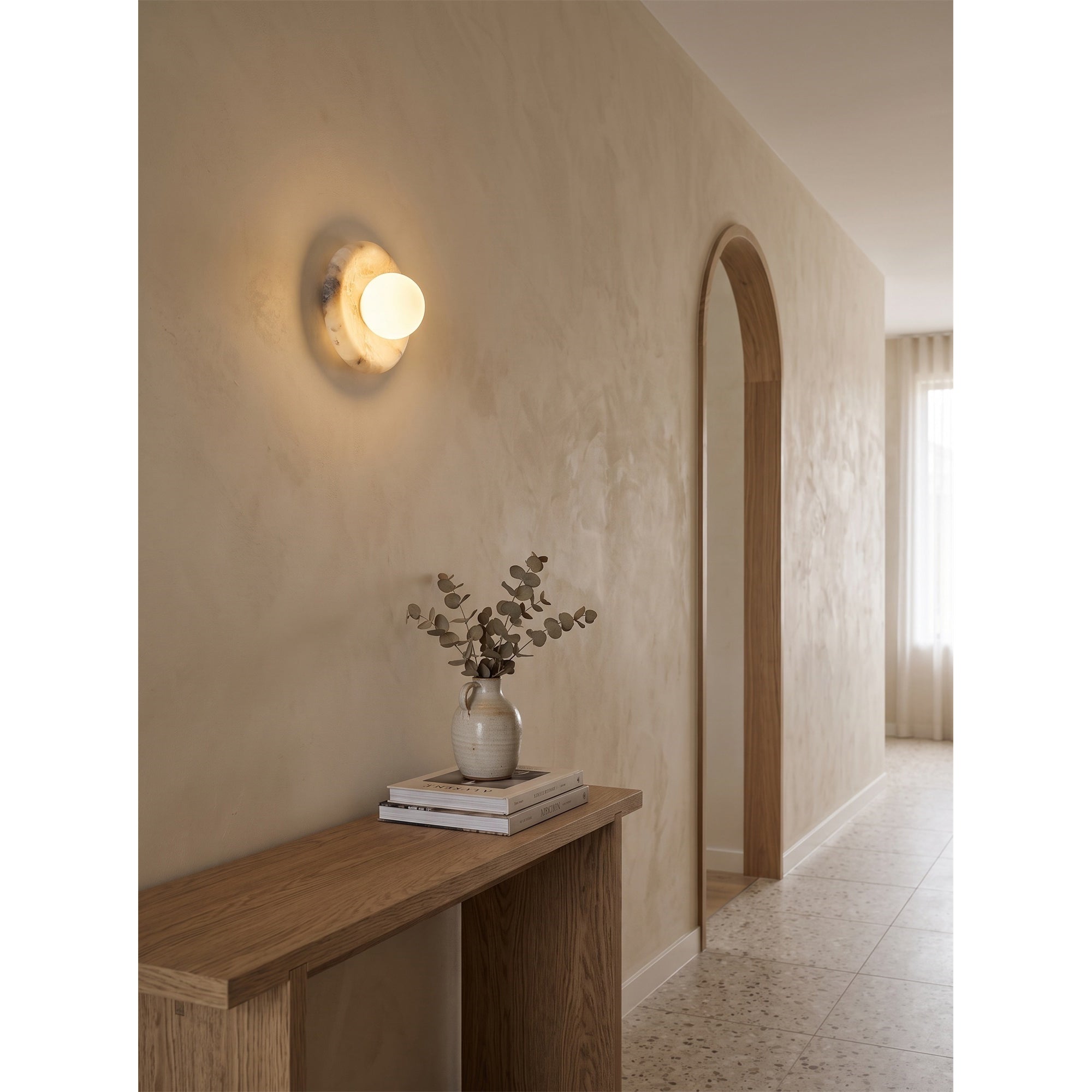 Orli Spain Alabaster Wall Sconce