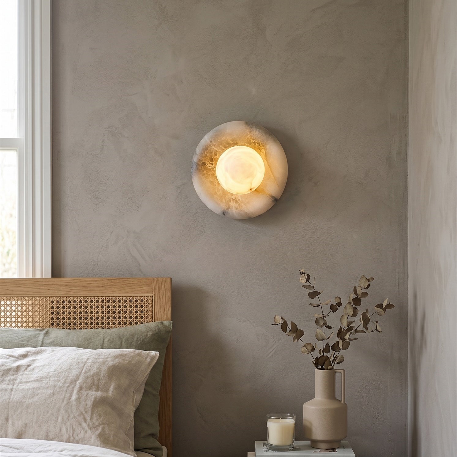 Orli Spain Alabaster Wall Sconce