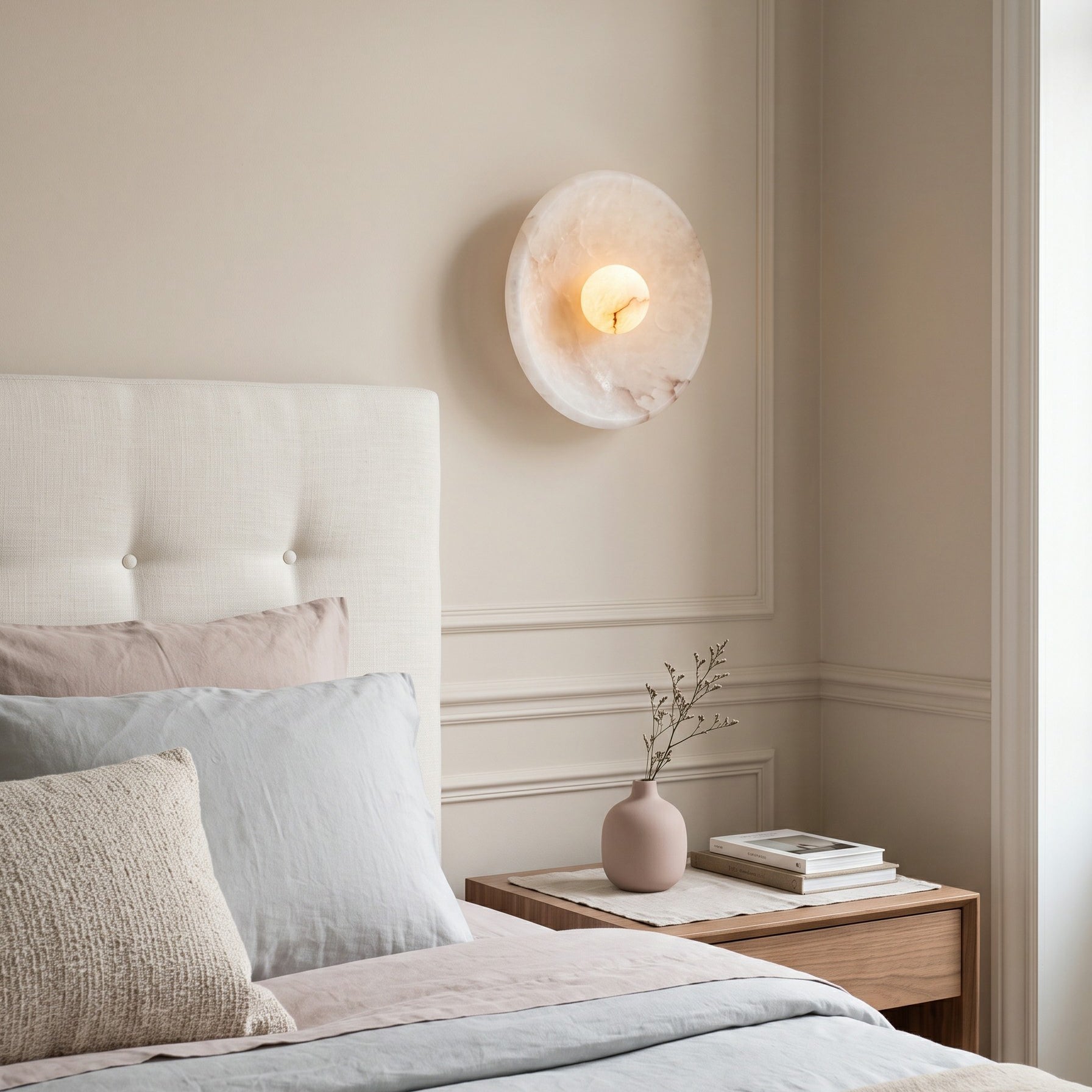 Orlisse Alabaster Wall Sconce