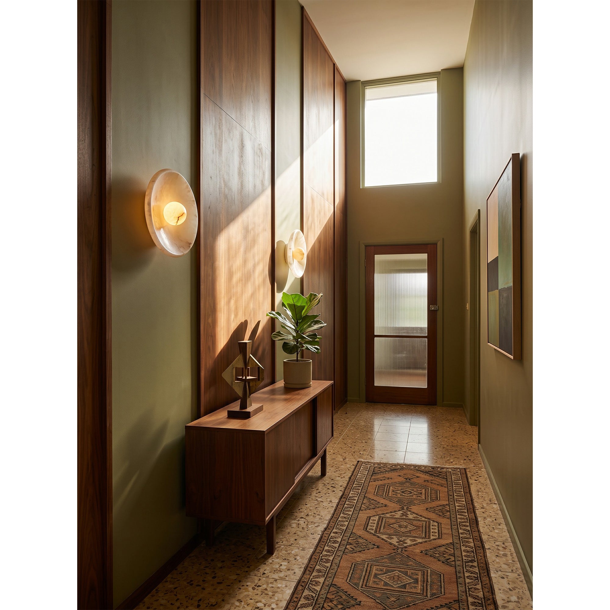 Orlisse Alabaster Wall Sconce