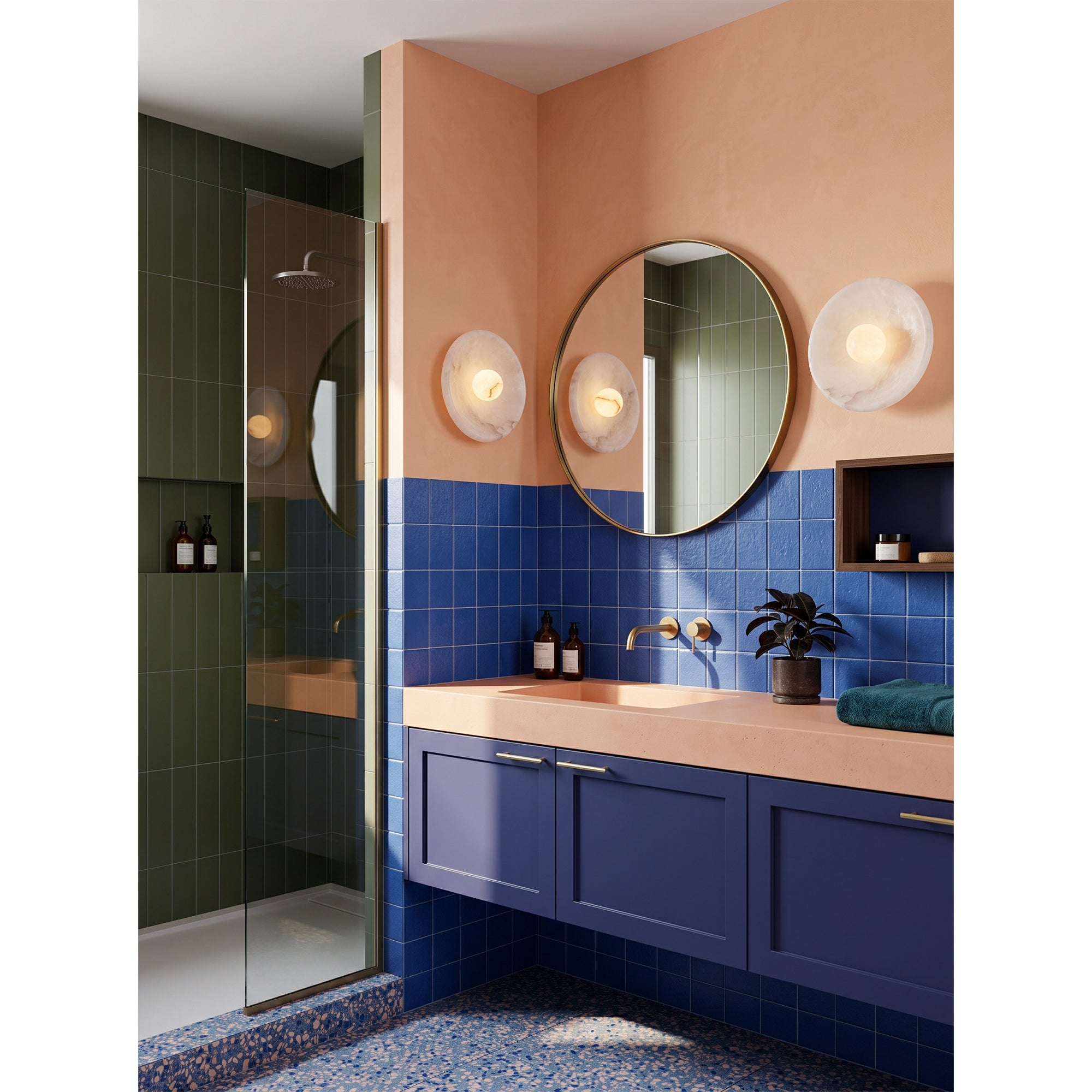 Orlisse Alabaster Wall Sconce