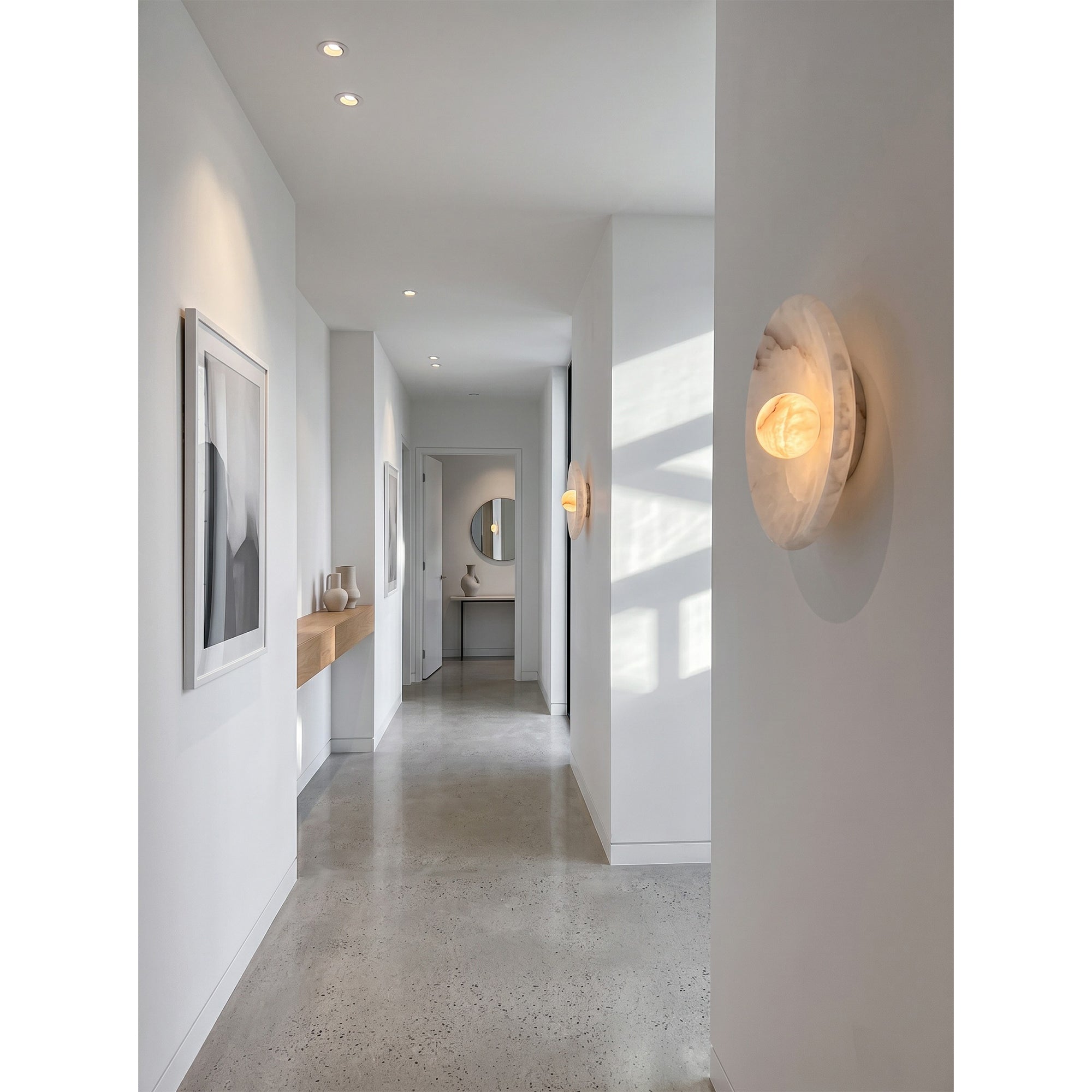 Orlisse Alabaster Wall Sconce