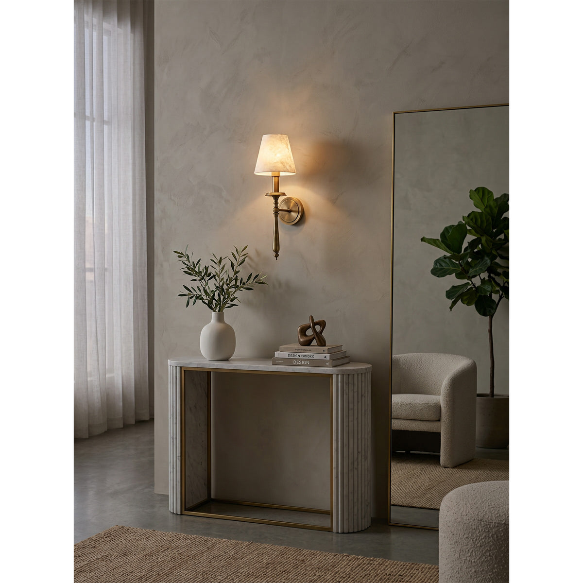 Oxford Alabaster Wall Sconce – detail 8