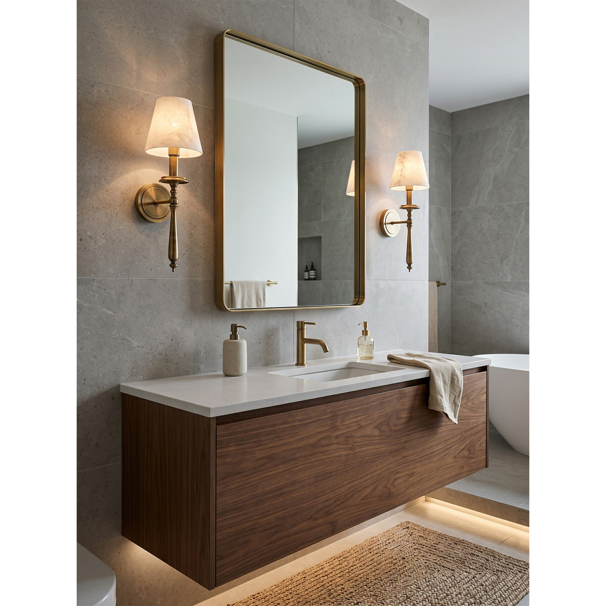 Oxford Alabaster Wall Sconce – detail 9