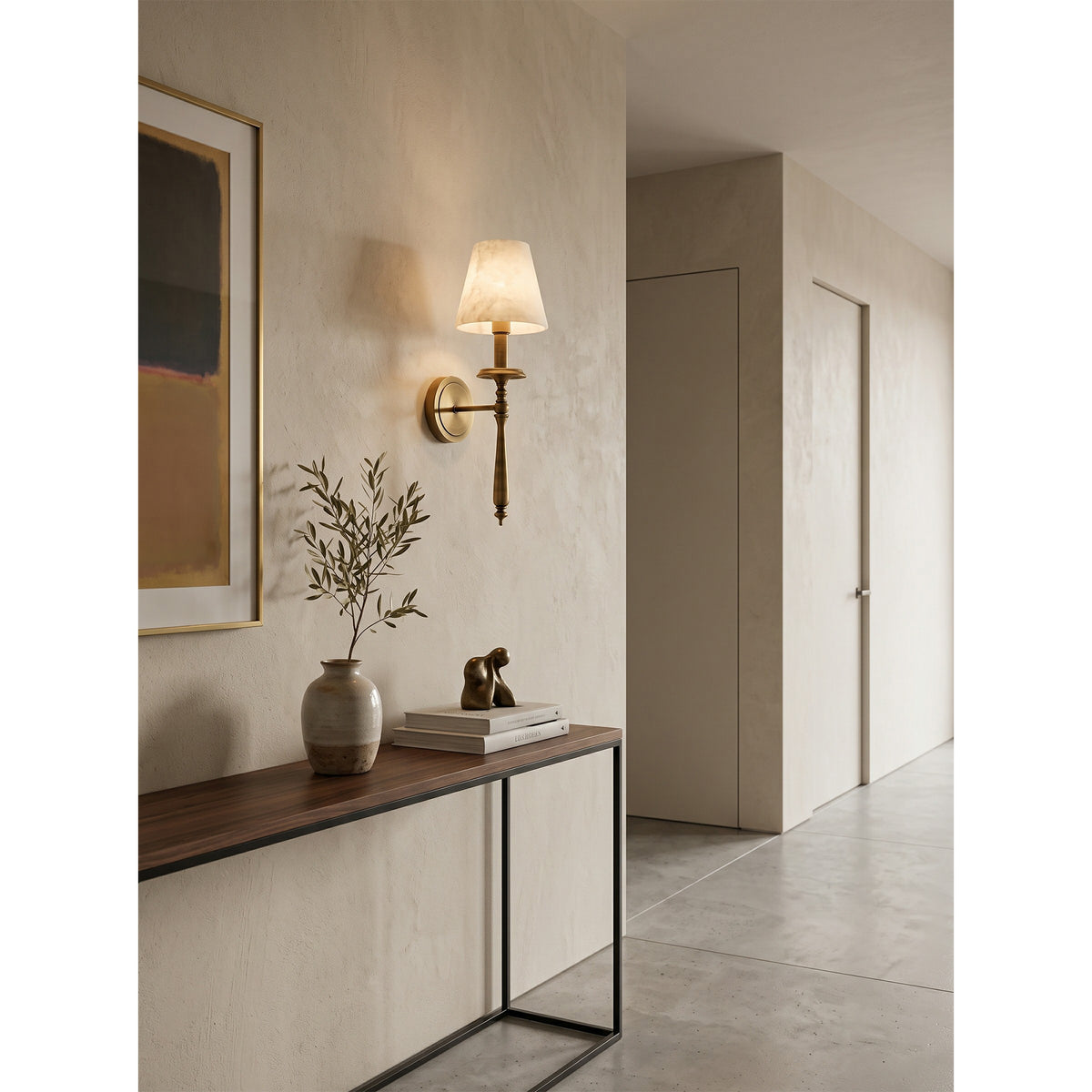 Oxford Alabaster Wall Sconce – detail 10
