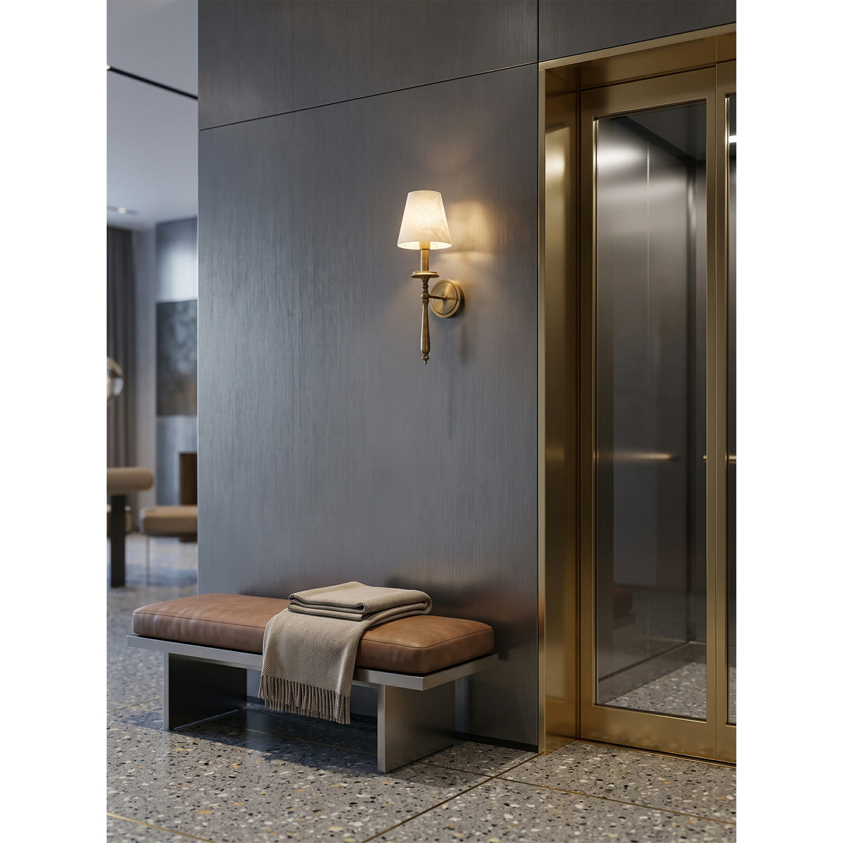 Oxford Alabaster Wall Sconce – detail 11
