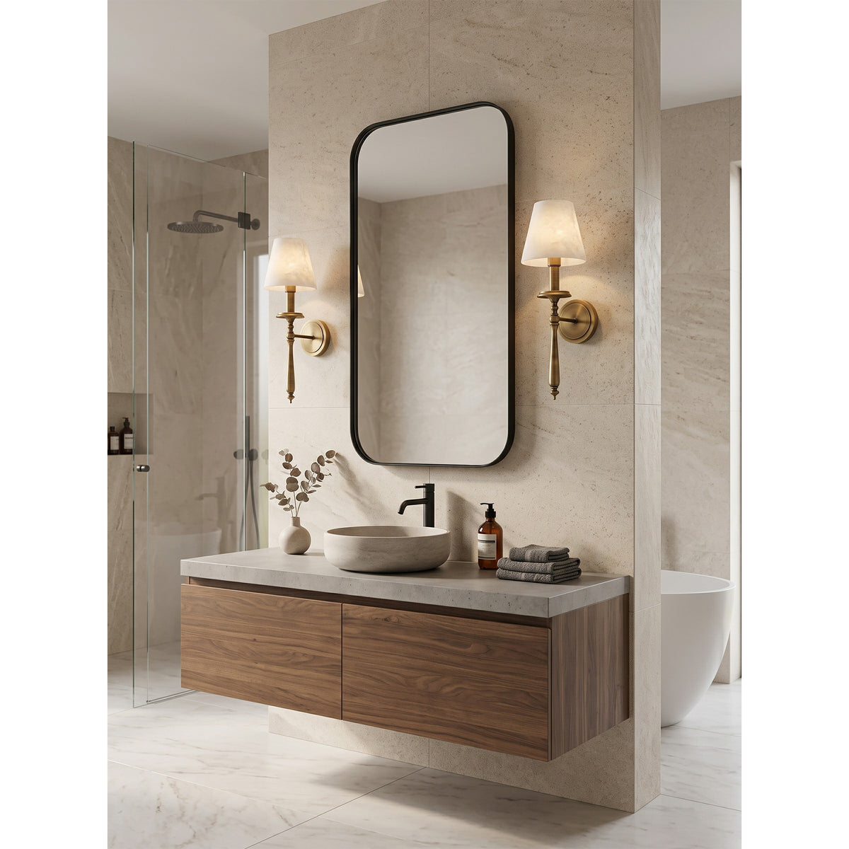 Oxford Alabaster Wall Sconce – detail 18