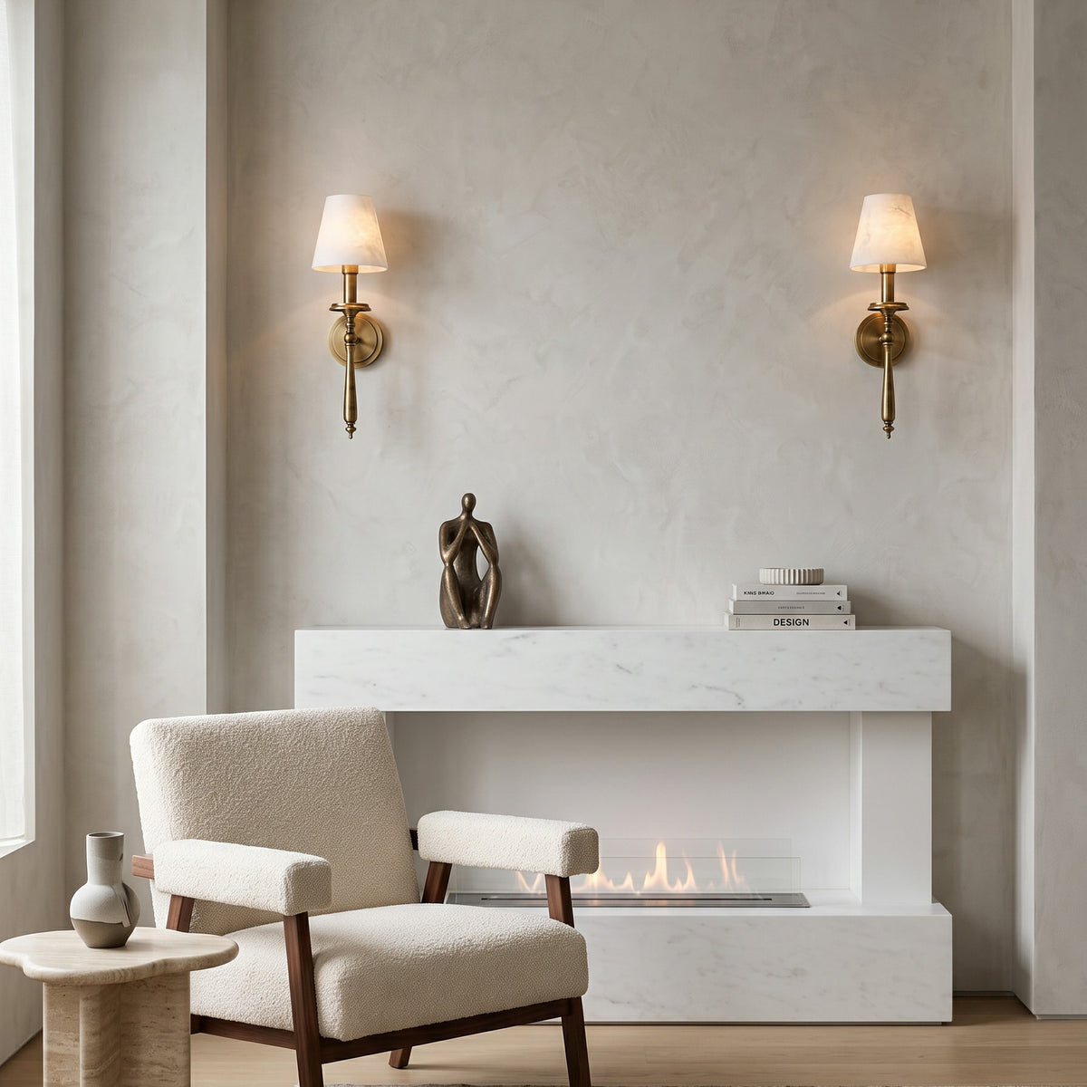 Oxford Alabaster Wall Sconce – detail 4