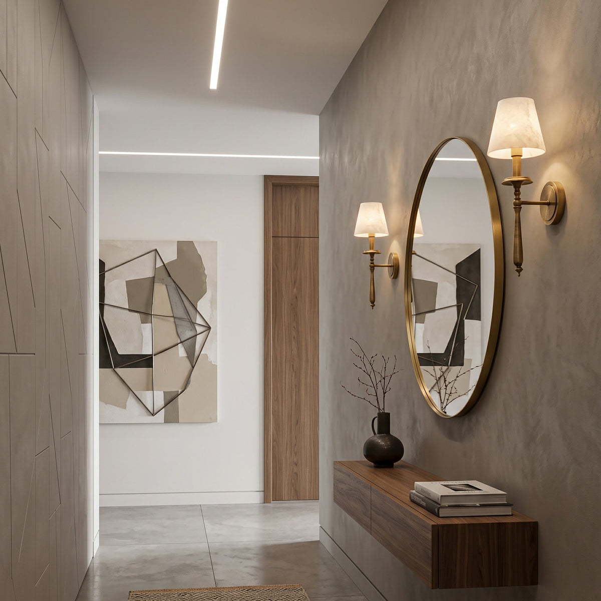Oxford Alabaster Wall Sconce – detail 5