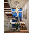 Load image into Gallery viewer, Padma Crystal Hoop Chandelier
