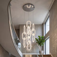 Load image into Gallery viewer, Padma Crystal Hoop Chandelier
