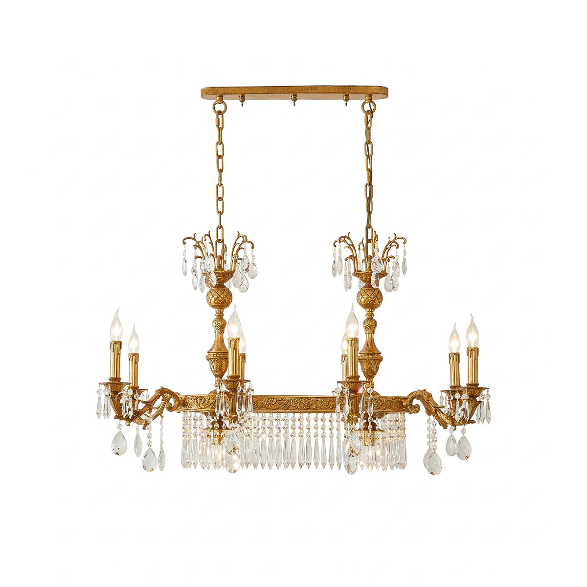 Lampadario lineare Palais Crystal