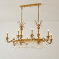 Carica l'immagine nel visualizzatore della galleria, Lampadario lineare Palais Crystal
