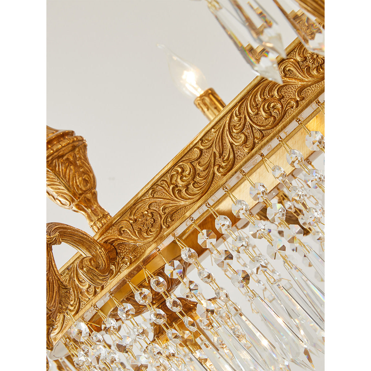 Lampadario lineare Palais Crystal