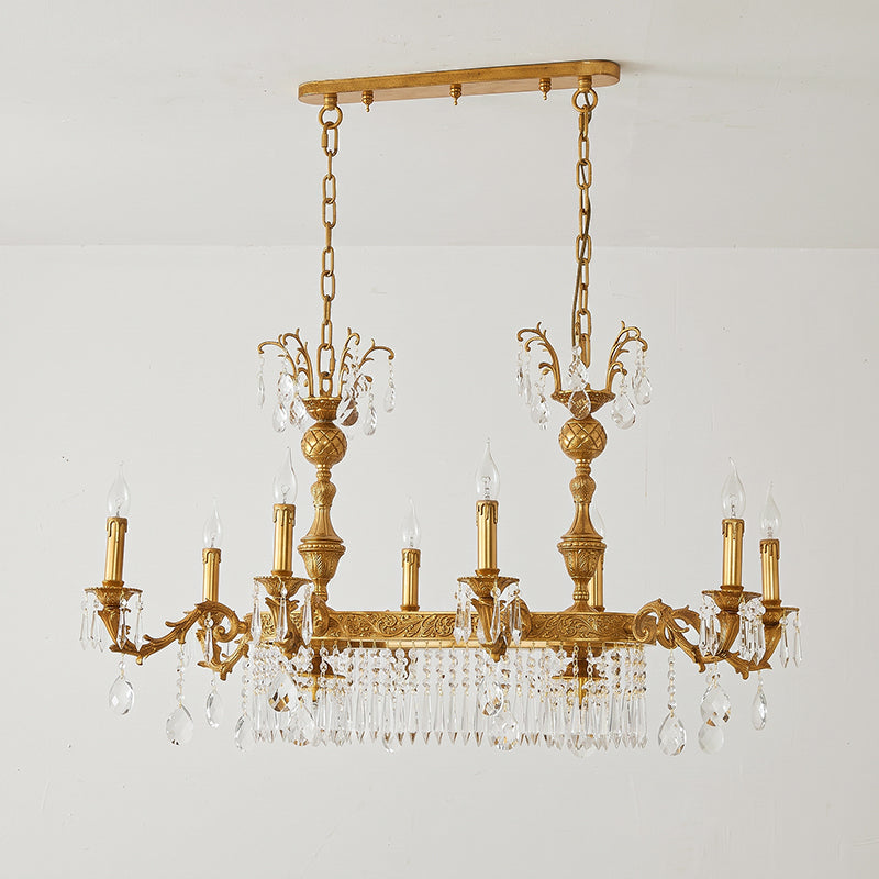 Lampadario lineare Palais Crystal