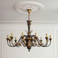 Load image into Gallery viewer, Palmier Two-Tone Brass Chandelier
