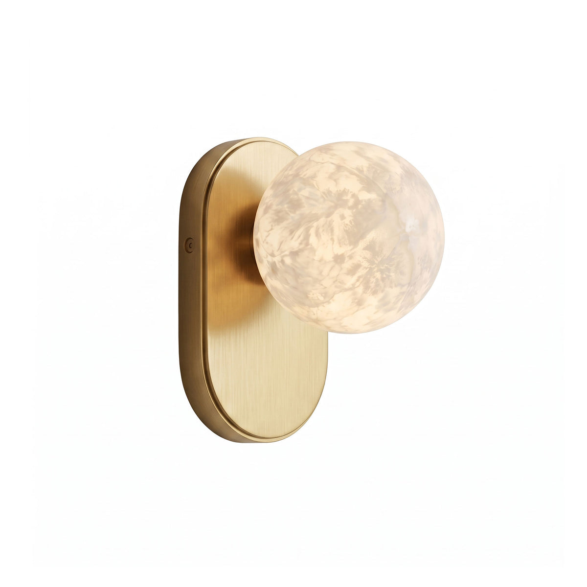 Paola Orb Alabaster Wall Sconce