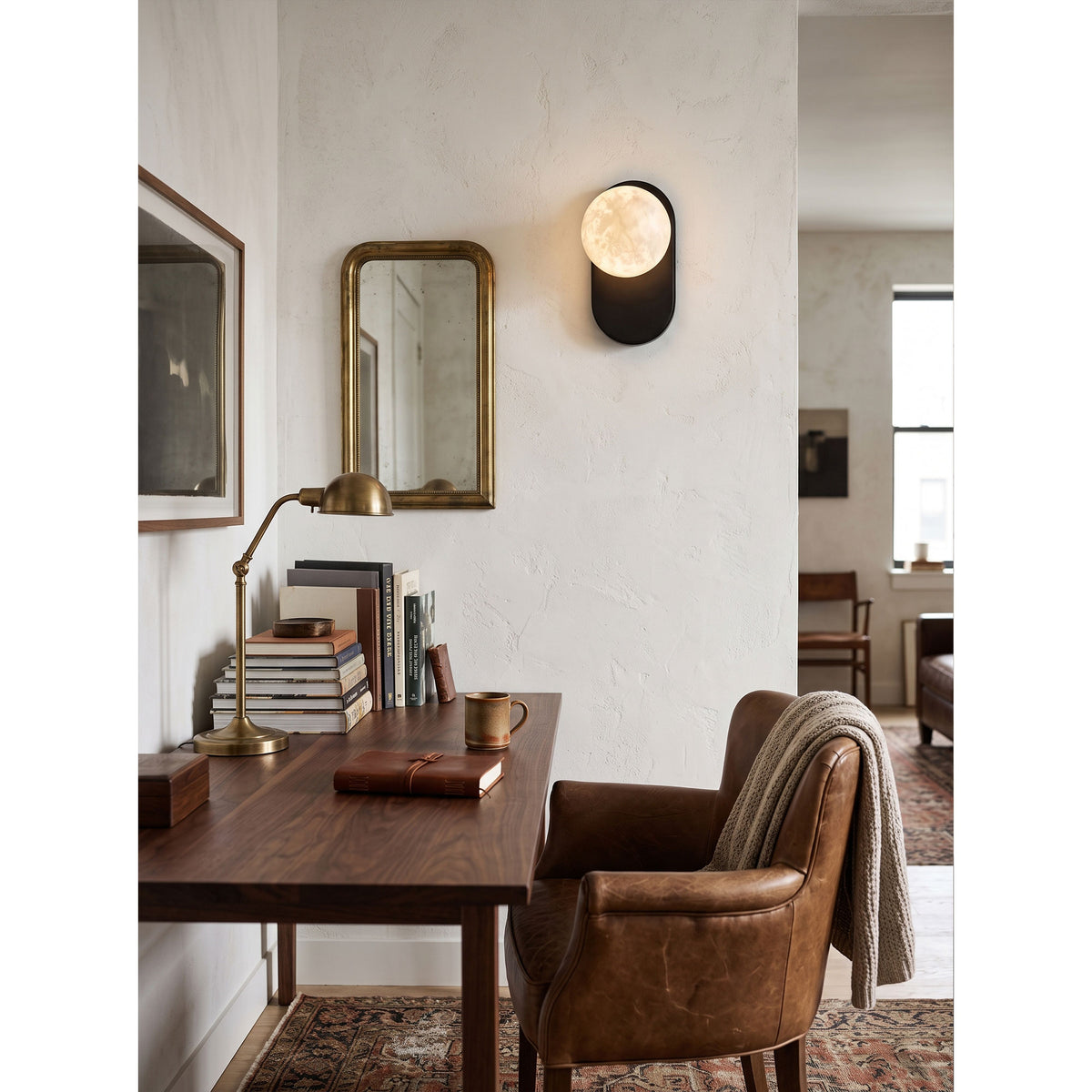 Paola Orb Alabaster Wall Sconce