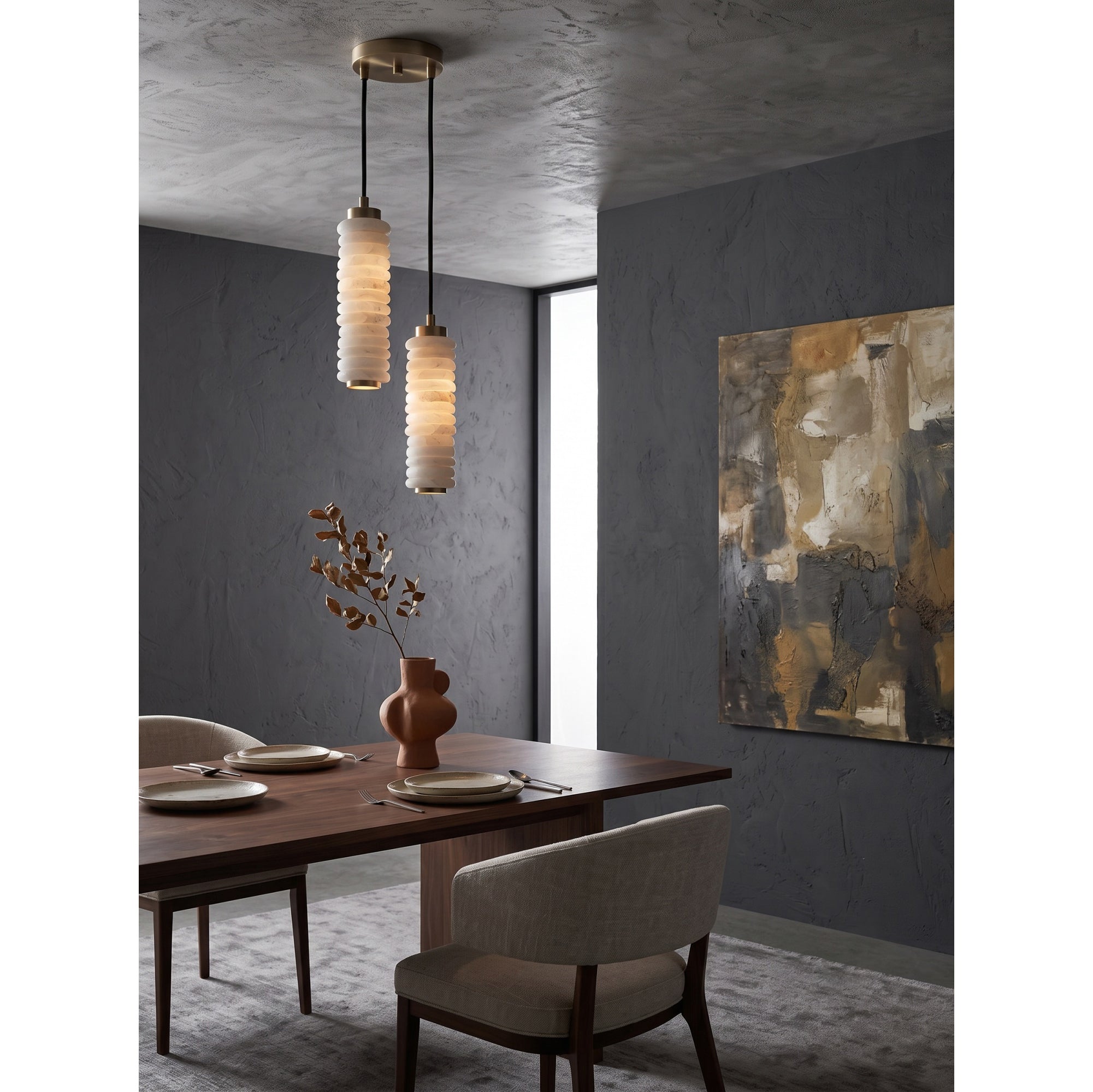 Payson Alabaster Cluster Chandelier