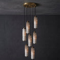 Load image into Gallery viewer, Payson Alabaster Cluster Chandelier
