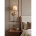 Bild in Galerie-Betrachter laden, Payson Brass Plug-in Wall Sconce
