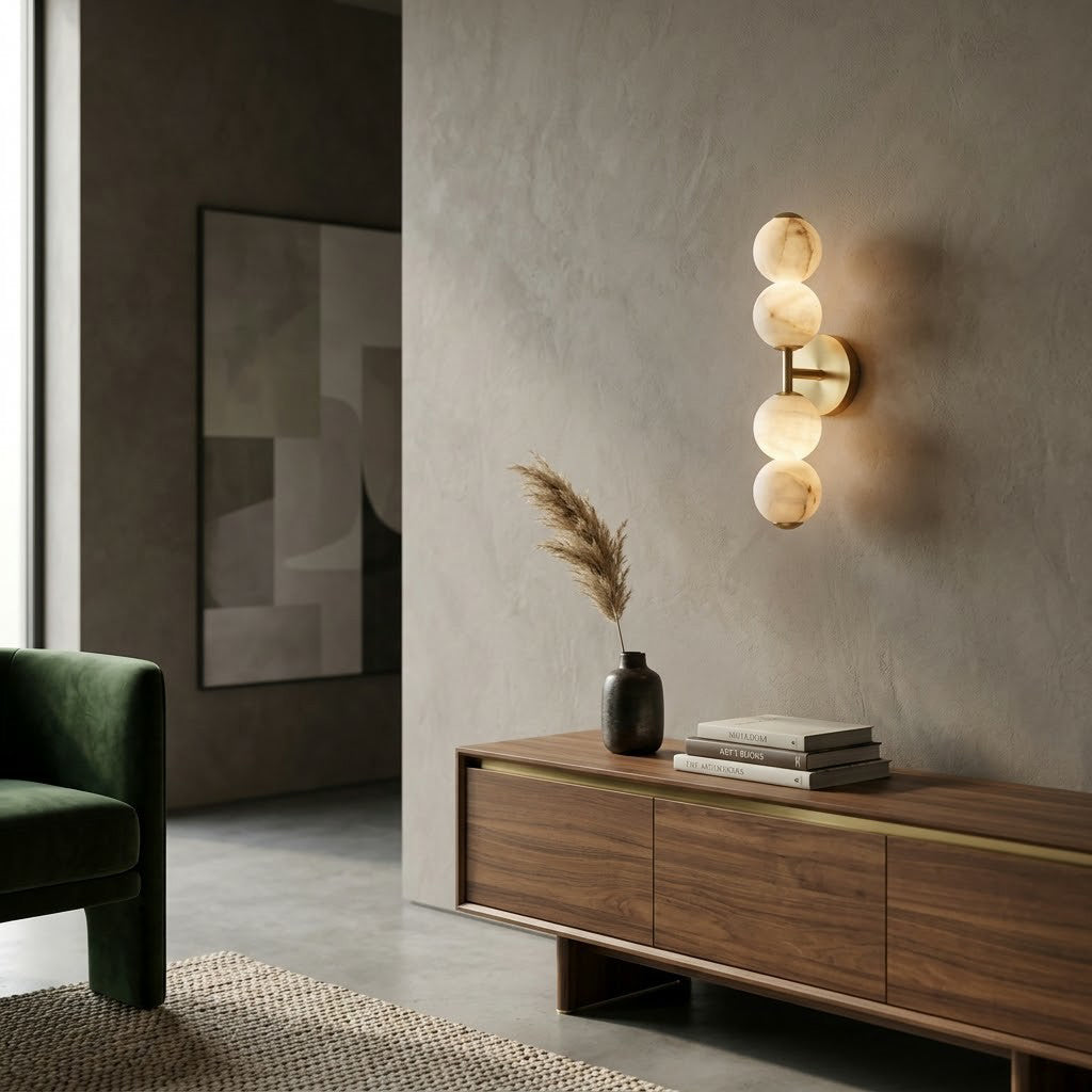 Pearl Alabaster Wall Sconce