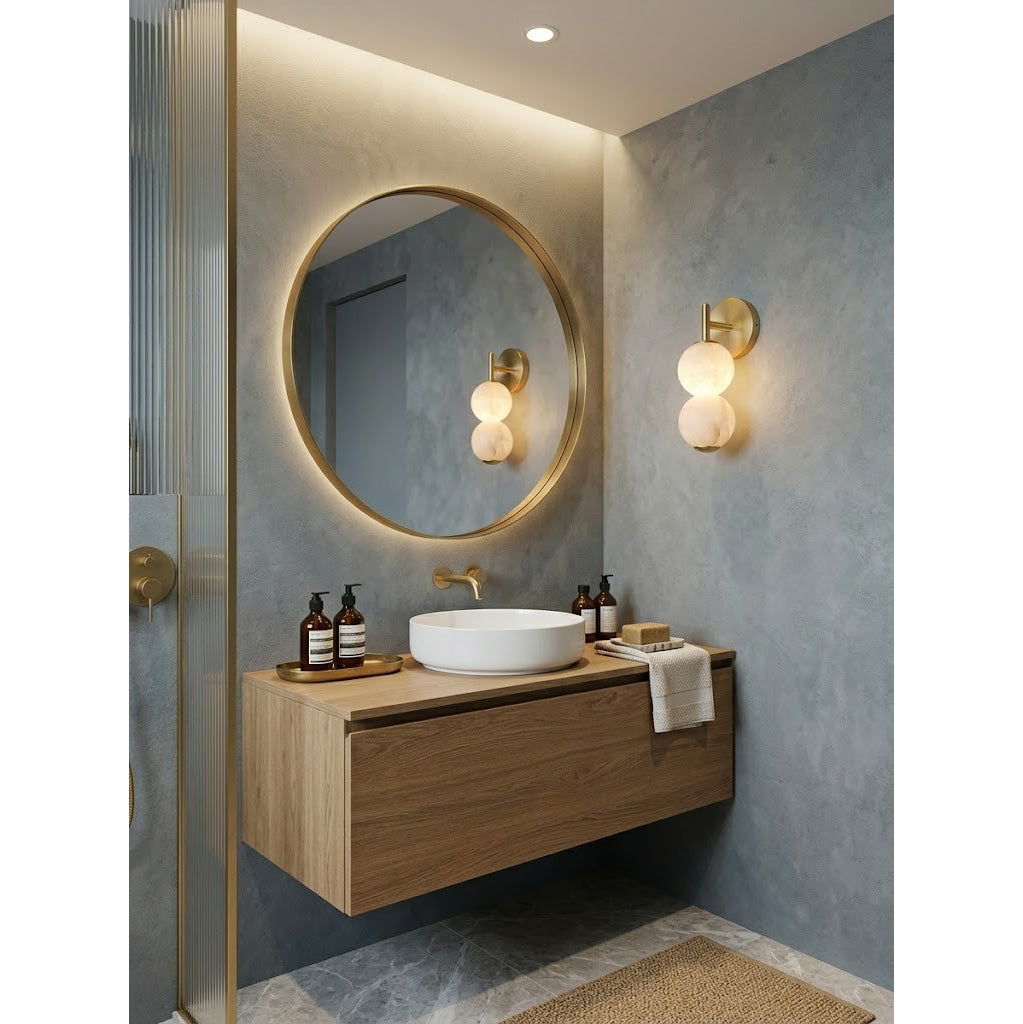 Pearl Alabaster Wall Sconce