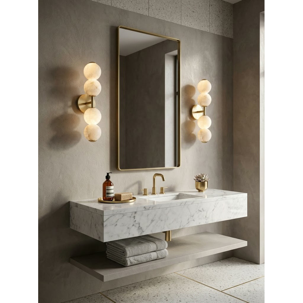 Pearl Alabaster Wall Sconce