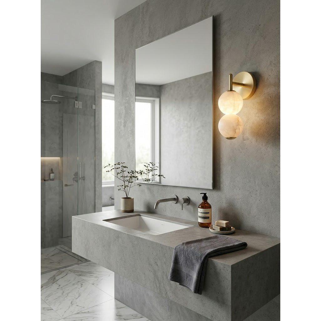 Pearl Alabaster Wall Sconce