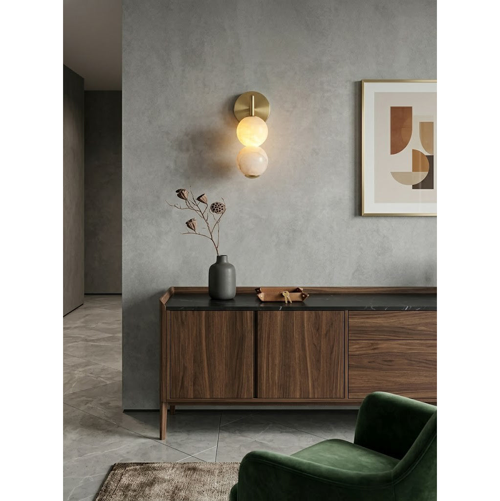 Pearl Alabaster Wall Sconce