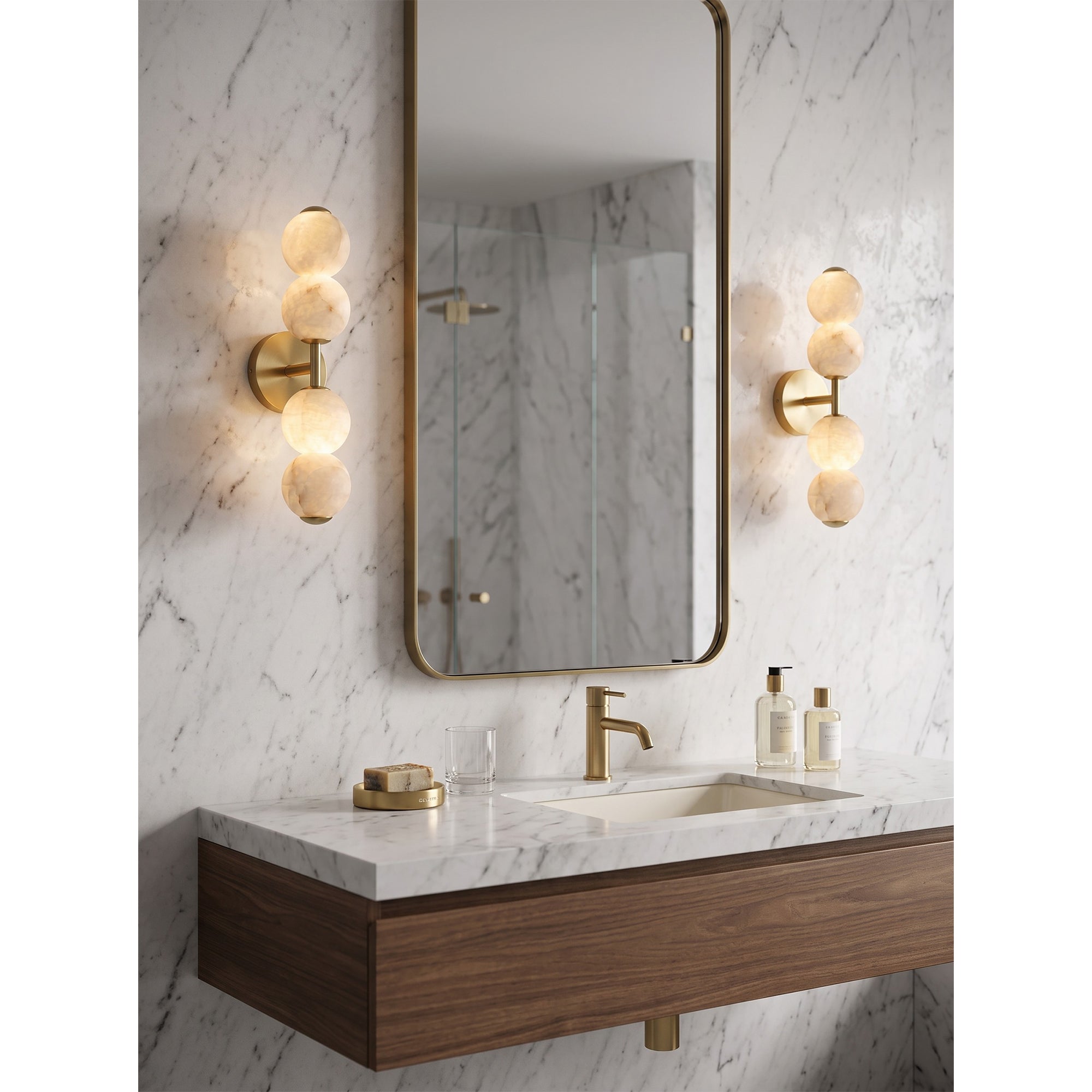 Pearl Alabaster Wall Sconce
