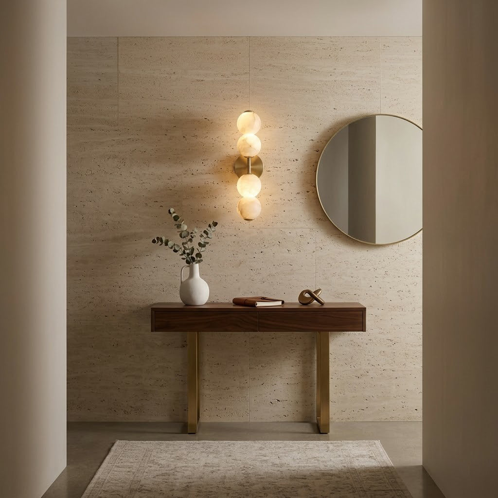 Pearl Alabaster Wall Sconce