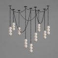 Load image into Gallery viewer, Pearl Chain Alabaster Chandelier
