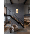 Load image into Gallery viewer, Pearl Chain Alabaster Chandelier
