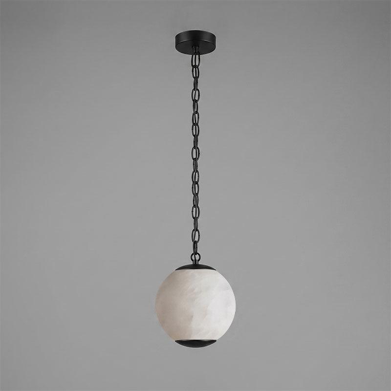 Pearl Chain Alabaster Chandelier