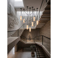 Load image into Gallery viewer, Pearl Chain Alabaster Chandelier

