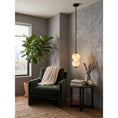 Load image into Gallery viewer, Pearl Chain Alabaster Chandelier

