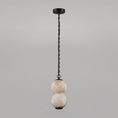Load image into Gallery viewer, Pearl Chain Alabaster Chandelier
