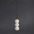 Load image into Gallery viewer, Pearl Chain Alabaster Chandelier
