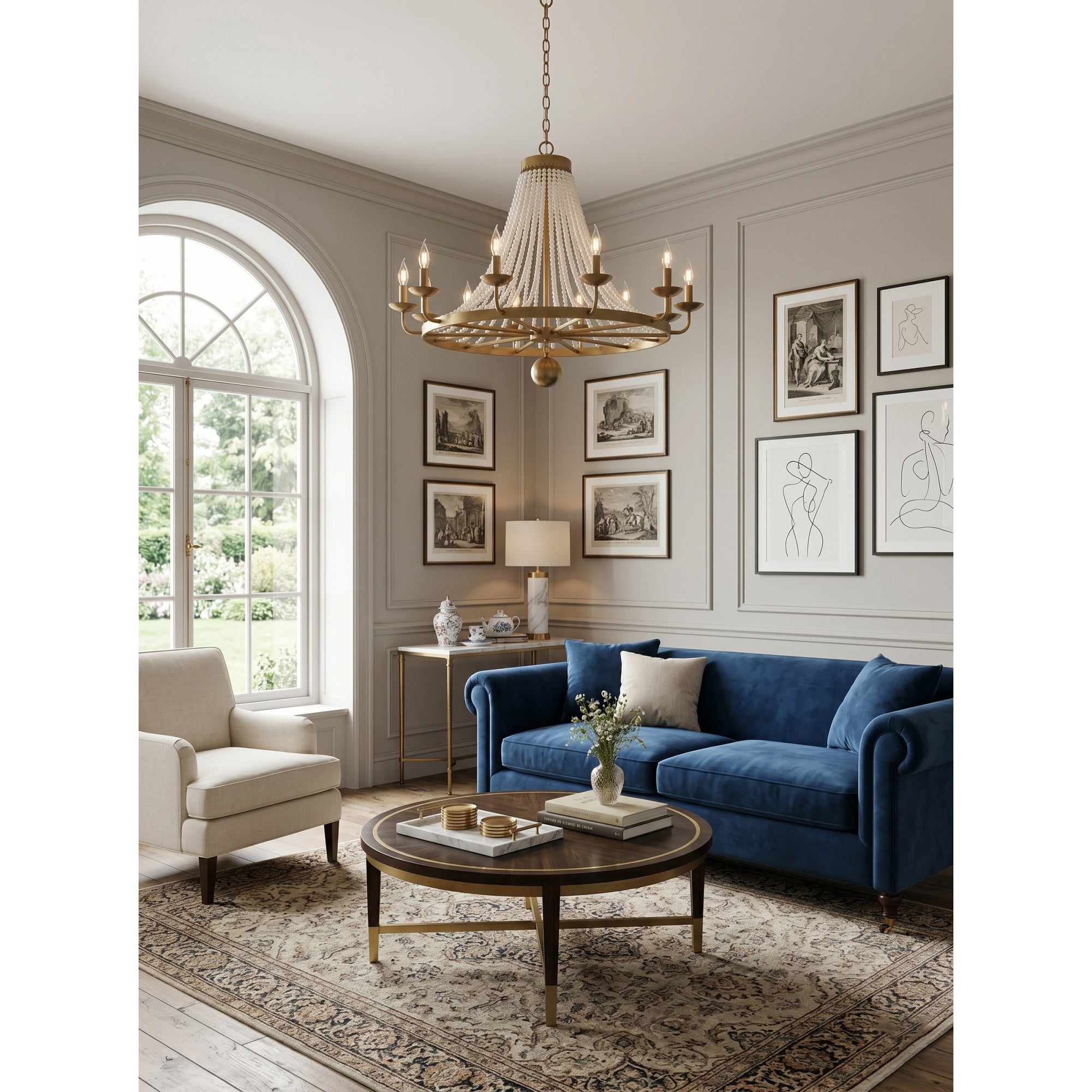 Pearl Fiona Chandelier