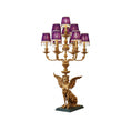 Load image into Gallery viewer, Perky Peacock Angel Table Lamp
